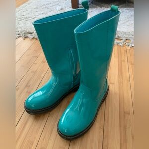 Turquoise Rain Boots